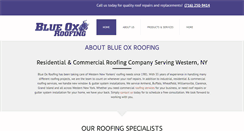 Desktop Screenshot of blueoxroof.com